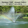 Image of Power House Olympus Display Fountain - 0.5HP