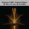 Image of Power House Olympus Display Fountain - 3.0HP