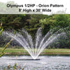 Image of Power House Olympus Display Fountain - 0.5HP