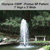 Image of Power House Olympus Display Fountain - 0.5HP