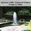 Image of Power House Olympus Display Fountain - 1.0HP