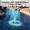 Image of Power House Olympus Display Fountain - 0.5HP