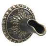 Image of Black Oak Foundry Acanthus Scupper - S96 - Left Profile Oil Rubbed Bronze
