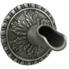 Image of Black Oak Foundry Acanthus Scupper - S96 - Left Profile Antique Pewter