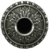 Image of Black Oak Foundry Acanthus Scupper - S96 - Front View Antique Pewter