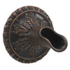 Image of Black Oak Foundry Acanthus Scupper - S96 - Left Profile Distressed Copper