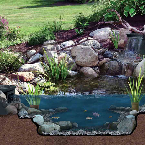 Atlantic Water Gardens Satellite Skimmer 6" Weir, 3000 GPH PS3000 Sample Installation