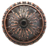 Image of BlackOakFoundryAcantusLeafEmitter-M220-FrontView- Distressed Copper