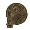 Image of Black Oak Foundry Chianti Spout S14- Left Profile Antique Brass