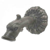Image of Black Oak Foundry Genoa Spout - S18 Left Profile - Antique Pewter