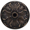 Image of Black Oak Foundry Mini Oak Leaf Emitter - M222 - Front View - Oil Rubbed Bronze