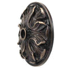 Image of Black Oak Foundry Mini Oak Leaf Emitter - M222 - Right Profile - Oil Rubbed Bronze