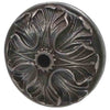 Image of Black Oak Foundry Mini Oak Leaf Emitter - M222 - Right Profile - Antique Pewter