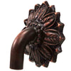 Image of Black Oak Foundry Nikila Spout Large - S81A - Right Profile - Distressed Copper