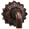 Image of Black Oak Foundry Nikila Spout Large - S81A - Left Profile - Distressed Copper