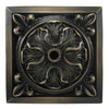 Image of Black Oak Foundry Oak Leaf Emitter - M209 - Front View - Oil Rubbed Bronze