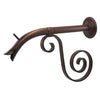 Image of Courtyard Spout – Large w/ Florentine - Distressed Copper Finish - Right Profile View