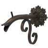 Image of Courtyard Spout – Small w/ Bordeaux Distressed Copper Finish Right Profile View