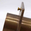 Image of EasyPro BWS2D Vianti Falls Antique Brass 2″ Diamond Wall Scupper Securement Up Close
