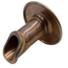 Image of EasyPro BWS2F Vianti Falls Antique Brass 2″ Antique Round Wall Scupper Front Angled