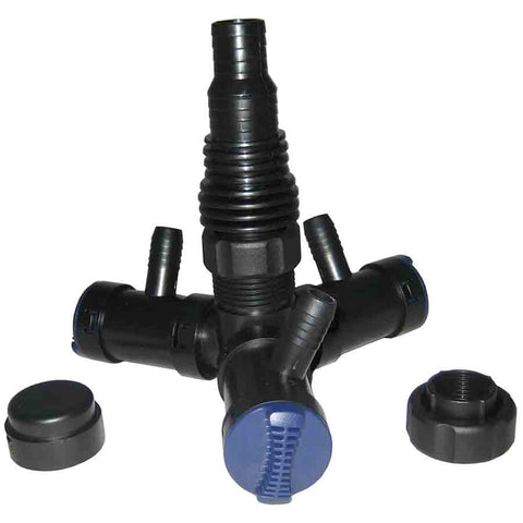 Oase Multi WD 1" 46980 with Stepped hose adapter and caps