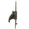 Image of Black Oak Foundry Short Scupper with Diamond Backplate Side View