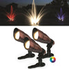 Image of Anjon RGB Color-Changing LED Fountain Light Kit - (3) 9 Watt LED Color Changing Lights 3X9WCCFKIT100-BZ 3X9WCCFKIT200-BZ