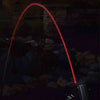 Image of EasyPro Arching Laminar Flow Stream Fountain with Multi-Color LED and Remote Control ELN75 Sample Installation with Red Light