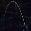 Image of EasyPro Arching Laminar Flow Stream Fountain with Multi-Color LED and Remote Control ELN75 Sample Installation with Orange Light