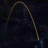 Image of EasyPro Arching Laminar stream fountain kit with nozzle, 1000 gph pump and tubing ELN75K Sample Installation with Yellow Light