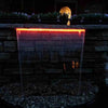 Image of Atlantic Color Changing Colorfalls 6" 12" 24" 36" Sizes Shown with Red Lights