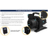 Image of Atlantic. Complete Basin Kit w/ Pump for 12" Spillways CFBASINKIT12 Pump Features