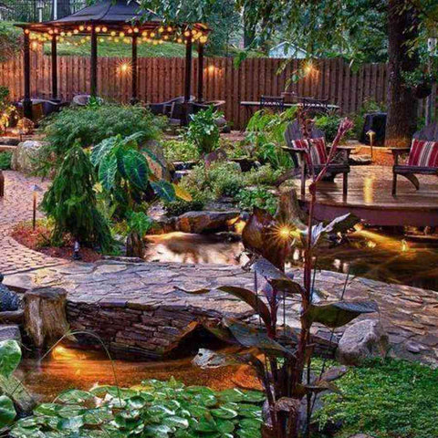 Atlantic Water Gardens Extra Large Pond Kits PK382025 and PK382530 Sample Installation