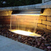 Image of Atlantic Water Gardens Spillway Splash Rings Sample Installation with Warm White Lights