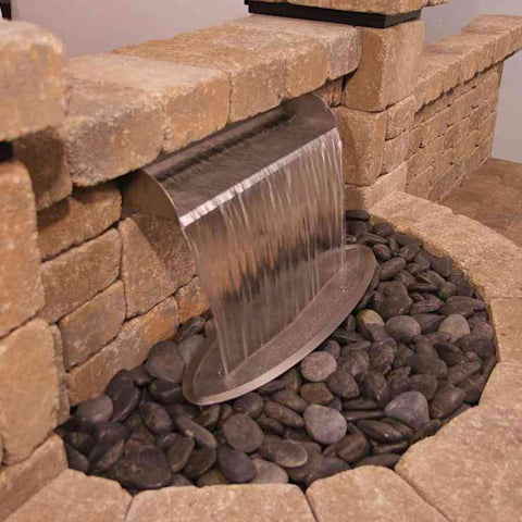 Atlantic Water Gardens Spillway Splash Rings Sample Installation