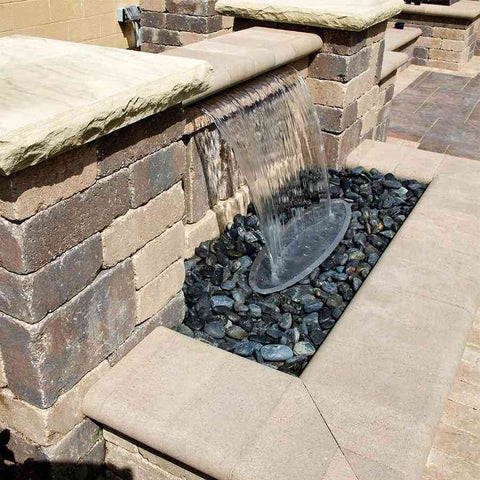 Atlantic Water Gardens Spillway Splash Rings Sample Installation