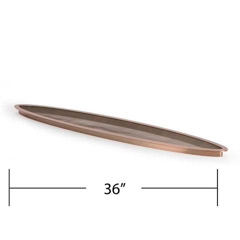 Atlantic Water Gardens Spillway 36 Inch Copper Splash Rings CFCR36
