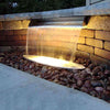 Image of Atlantic Water Gardens Stainless Steel Copper Finish Spillways Sample Installation