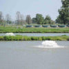 Image of Kasco 3-Phase 2HP Surface Aerator 2.3AF Operating in a Pond