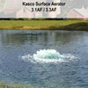 Image of Kasco 3-Phase 3HP Surface Aerator 3.3AF 230V Operating in a Pond
