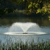Image of Kasco 3/4HP Aerating Fountain 3400VFX with V-Shape Pattern Operating in a Pond