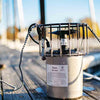 Image of Kasco 1HP De-Icer 4400D with Mooring Ropes Attached to be Deployed in the Water