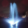 Image of Kasco Color Changing LED Lights RGB Attached to a Decorative Fountain Showing White Glow