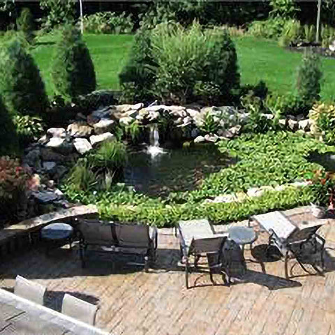 EasyPro Medium Pond Kit - Complete for 16' X 16' Pond EM1616FB Sample Installation