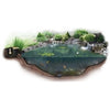 Image of EasyPro Medium Pond Kit - Complete for 16' X 16' Pond EM1616FB Suggested Installation