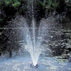 Image of Oase 1/2 HP Floating Fountain with Lights Sample Installation in a Pond 45393