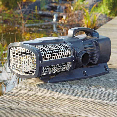 Oase Aquamax Eco Expert 11500 Variable Output Filter Pump with EGC Control On a Deck 57963