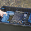 Image of Oase Biotec 24000 Screenmatic 2 Flow Through Gravity Filter 44120 Taking out the debris