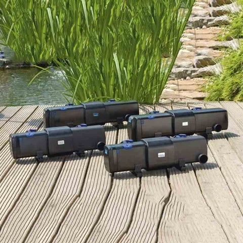 Oase Bitron C 55 UV Light Water Clarifier 56936 with other Clarifiers on Deck