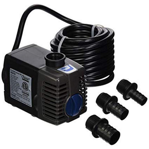 Oase Fountain Pump 150 GPH 45413 with Electrical Cord and Nozzle Adapters